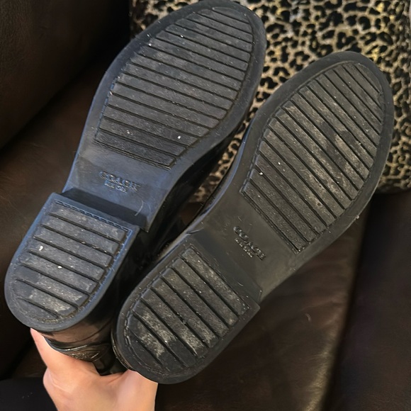 Black Coach Rainboots - Picture 4 of 4